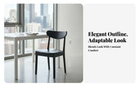Potato Chip Chair Nordic aesthetic Seating Furniture Minimalist Design adaptable Use for Adults, Home Office