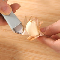 Garlic Clove Peeling Tool Clamp Design Handheld Garlic Peeling Tool Curved