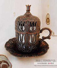 现货包邮 土耳其进口 纯手工紫铜咖啡壶酸奶壶水壶茶壶 多功能壶