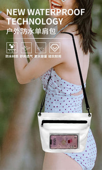 Camping Stock PVC Waterproof Bag Phone Waterproof Pouch Touchable Outdoor Diving Swimming Storage Cross-border Wholesale