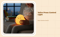 Voice-activated levitating lamp