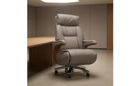 Executives Office Chair Padded Reclining Office Chair Upholstered