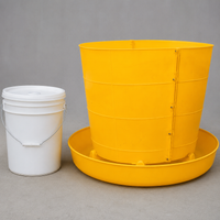 40kg Chicken Feeder, Poultry Feeder with Lid, Large Capacity Chicken Feeders No Waste for Smallholding