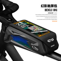 ENLEE Bicycle Front Beam Bag EVA Storage Pouch for Road and Mountain Bikes