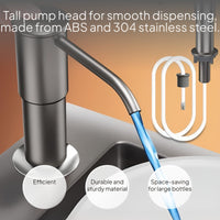 Sink Soap Dispenser with Extended Tube and Pump Head