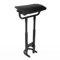 Black Golf Vehicle Rest Seat Rectangular Metal Frame Seat Compact Vehicle Seating Curved Curved Metal