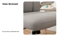 support restless Caster Chair 360° rotate Office Furniture Space-Saving for Study Room