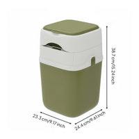 Cat Litter Trash Can Easy to Press- Lid Litter Bin Large Capacity for Bedroom