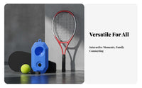 Tennis with Return Ball Easy to Use Solo Tennis Lightweight and Portable Athletic Gear for Beginners, Kids, Indoor, Backyard, Park