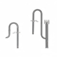 Aquarium Inflow Outflow Pipe Kit Rust Resistant Surface Skimmer Pipe Set