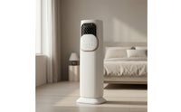 Evaporative Air Cooling Fan and Heater Floor-Standing Upright Fan Energy-Efficient Appliance for Bedroom, Apartment