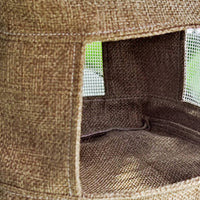 Hanging Bird Nest Cloth-Covered-Covered Square Bird Nest Decorative