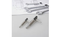 Precision Machined L-Handle Indexing Plunger High-Grade Material L-Shaped Knob Plunger Threaded Body Stop Stop Long-Lasting Construction for Machinery, Fixtures, Jigs