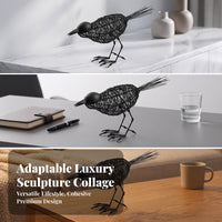 Metal Wire Sculpture Figurine