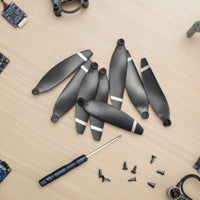8 Pieces Propeller Blades with Screws Easy to Replace Drone Replacement Blades Drone Blade Matte Propeller Blade Lightweight