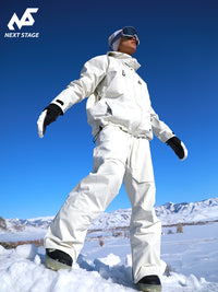 NEXTSTAGE滑雪服套装女单双板防水3L全压胶男士户外滑雪衣裤套装