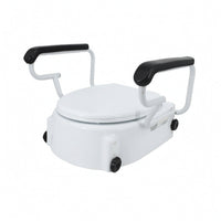Toilet Seat Riser with Armrests Comfortable for Bathroom, Elderly