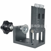 15-Degree Adjustable Woodworking Pocket Hole Jig with Clamp, for Drilling Angled Holes