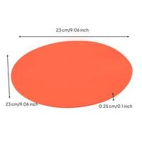 Flat-Profile Training Marker Disc Flexible Flat Position Marker Thin Sit Position Non-Slip for Coaches, Athletes, Soccer Players, Agility Exercises, Gym Floor
