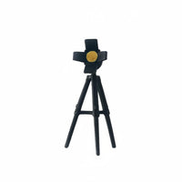 Realistic Realistic Features Livestream Host Doll Set Collectible Photo Studio Miniature Set Camera and Light Mini Props for Indoor Display, Dollhouse Setup