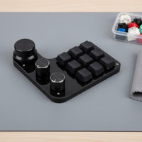 9 Key Keypad with 3 Knobs RGB Backlit Computer Peripheral Two-Mode Mode