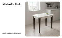 Extendable Dining Table Space-Saving Extendable Folding Table Foldable for Hosts