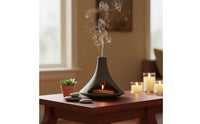 Heat Resistant Palo Sacred Holder Minimalist Design Ceramic Sage Burner Terracotta Incense Chimney for Meditation Practitioners, Spa, Altar