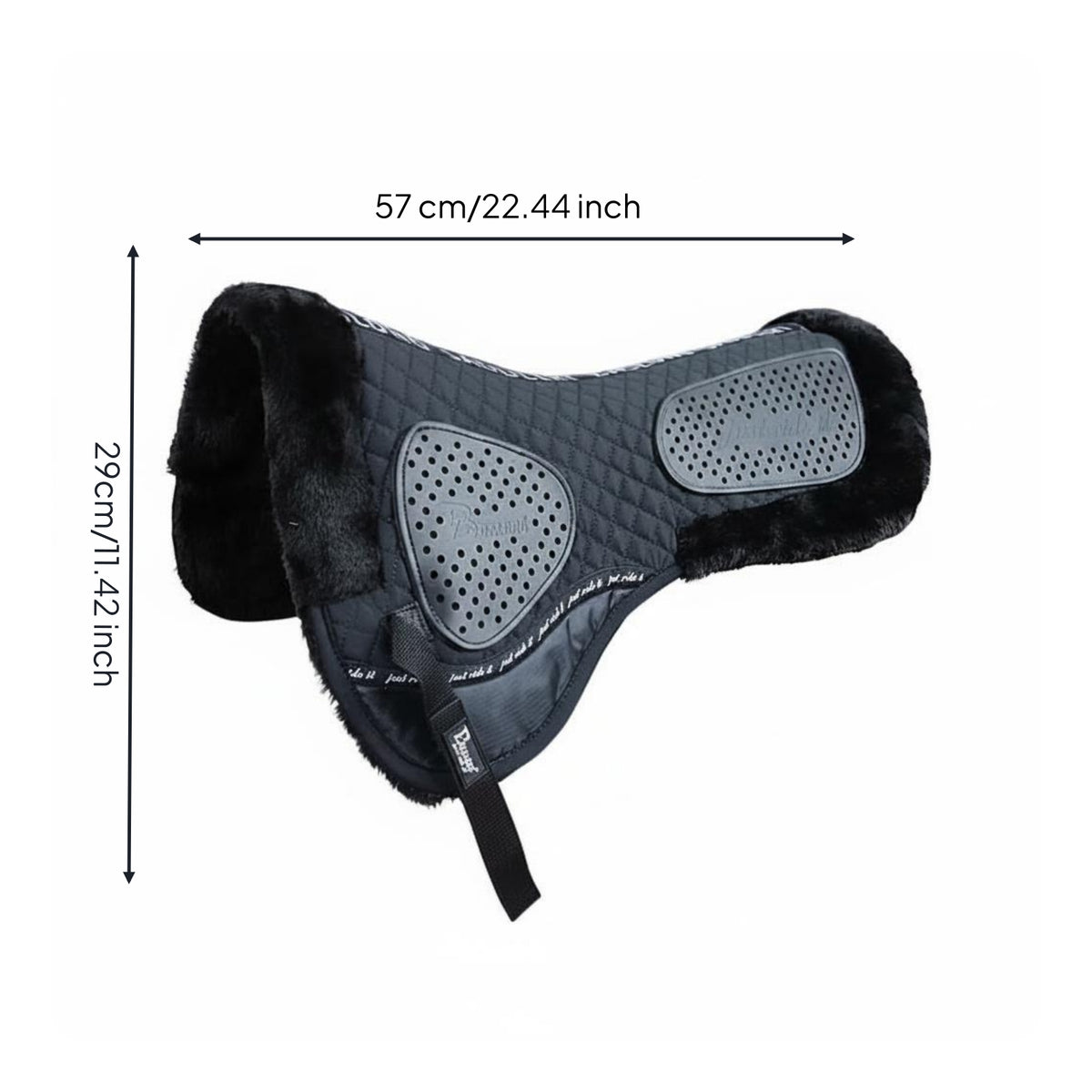 Equestrian Balance Pad Soft Shock Absorbing Saddle Pad Long-Lasting