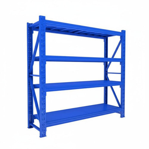 1 Piece Storage Shelf Freestanding Shelving Heavy Duty Metal Shelving Unit Multi Layer Storage Rack Durable Steel Construction Adjustable Modular Suitable for Warehouse Garage Retail Store Workshop
