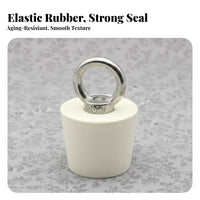 Odor-Proof Rubber Drain Stopper with Loop Versatile Use Sink Drain Stopper Long-Lasting for Plumbers, DIY Enthusiasts, Bathroom, Workshop