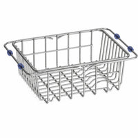 Adjustable Telescopic Sink Draining Basket Ventilated Telescopic Drain Basket Easy to Clean Expandable Dish Drying Rack Long-Lasting for Kitchen