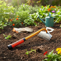 Garden Weeding Rake Long-Lasting Uprooting Weeder Easy to Clean for Yard