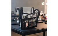 Easy to Clean Cosmetic Case with Compartments Structured Transparent Cosmetic Bag Portable Clear Makeup Bag Versatile for Commuters