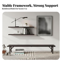 2 Pieces Folding Shelf Bracket sturdy Wall Mount Rust Resistant for Homeowners