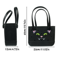 Casual Halloween EVA Beach Bag, Large Capacity, Travel Outdoor Women's Handbag and Shoulder Bag