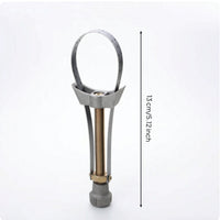 Metal Oil Filter Wrench with Adjustable Band Sturdy Belt-Type Oil Filter Wrench Handy Compact for Mechanics