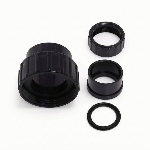 1 Piece Pool Pump Union Assembly Hayward-compatible Replacement Plastic Ribbed Nut Sealing Washer Leak-proof Connector Suitable for Pool Owners Pool Maintenance