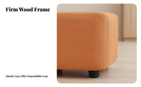 Upholstered Shoe-Changing Stool padded Seat Upholstered Low Stool for Homeowners