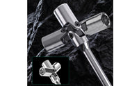 Straight-Bar Socket Wrench Swivel Head socket Wrench Flexible Tool for Mechanics, Handymen, Automotive Repair, Appliance Maintenance
