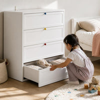 Metal Chest of Drawers with Multiple Layers for Bedroom Storage, 40cm Wide