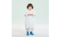 Raincoat Waterproof Hooded Rain Poncho Translucent for School Commute, Toddlers