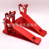 Aluminum Alloy Frosted Jazz Drum Bass Drum Double Pedal Practice Accessory