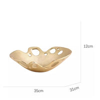 Decorative Fruit Bowl Easy to Clean Serving Tray Breathable Household Decor