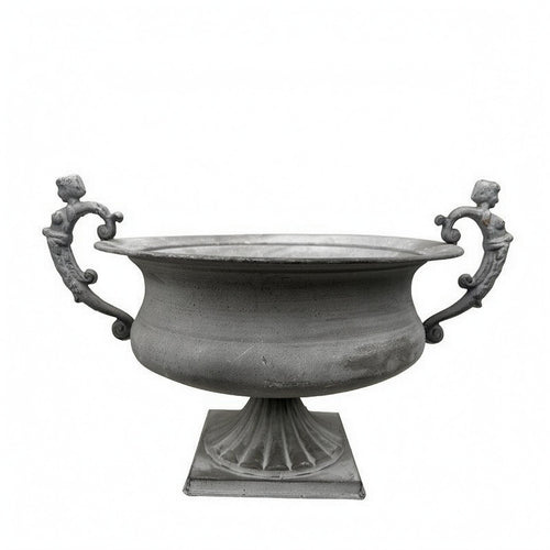 Award Urn Planter Stand Pedestal Base Vintage-Style Planter Holder Aged Finish