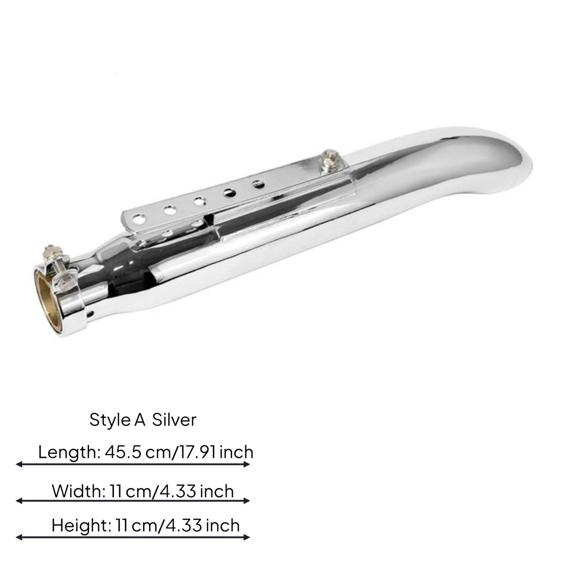 Motorcycle Exhaust Pipe Modified Retro Exhaust Pipe Performance Upgrade
