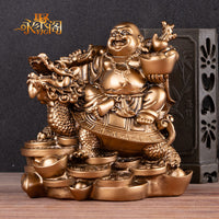 Resin Maitreya Buddha Statue Ornament for Home Decor