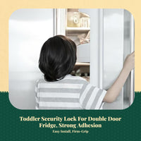 Child-safe adjustable fridge lock