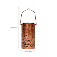 Solar Moth Lantern Metal Moth Solar Lantern Weather-Resistant