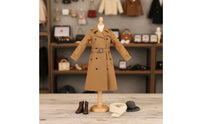 1/6 Scale Female Agent Coat High Intricate 1/6 Scale Outerwear Coat Female Figure Outfit Long-Lasting Cloth Material