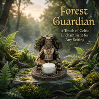 Cernunnos Tealight Holder Statue, Resin